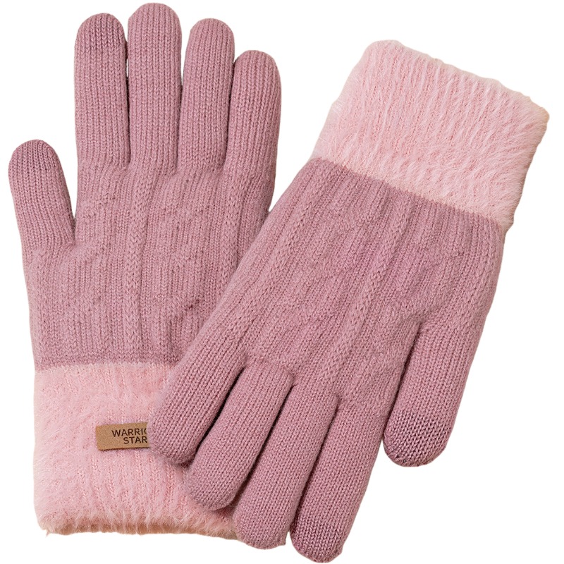 

Перчатки из полиэстера Unisex WARRIOR, светло-розовый
