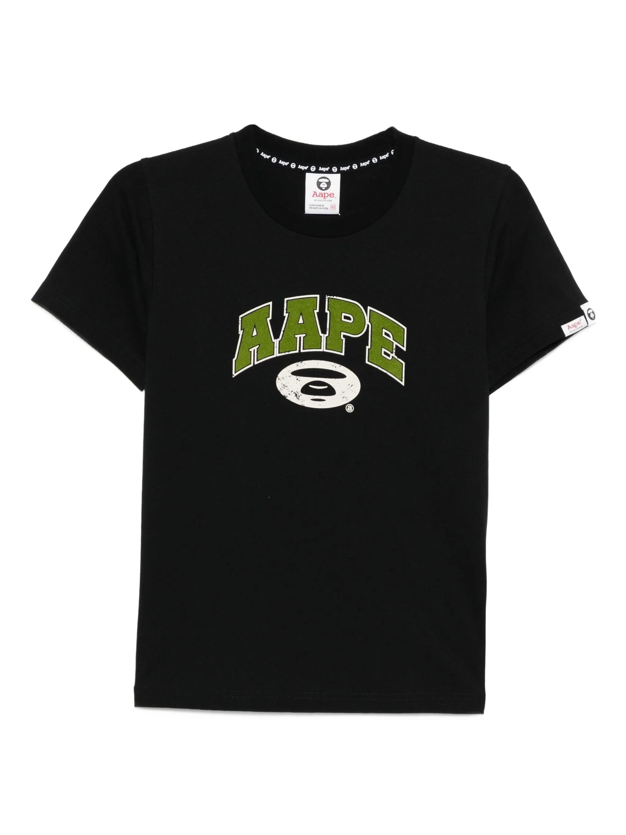 

Футболка с графичным принтом Aape By A Bathing Ape, черный