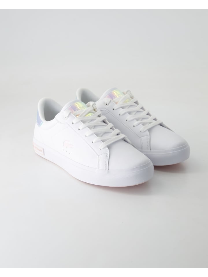 

Кроссовки на шнуровке Lacoste, белый