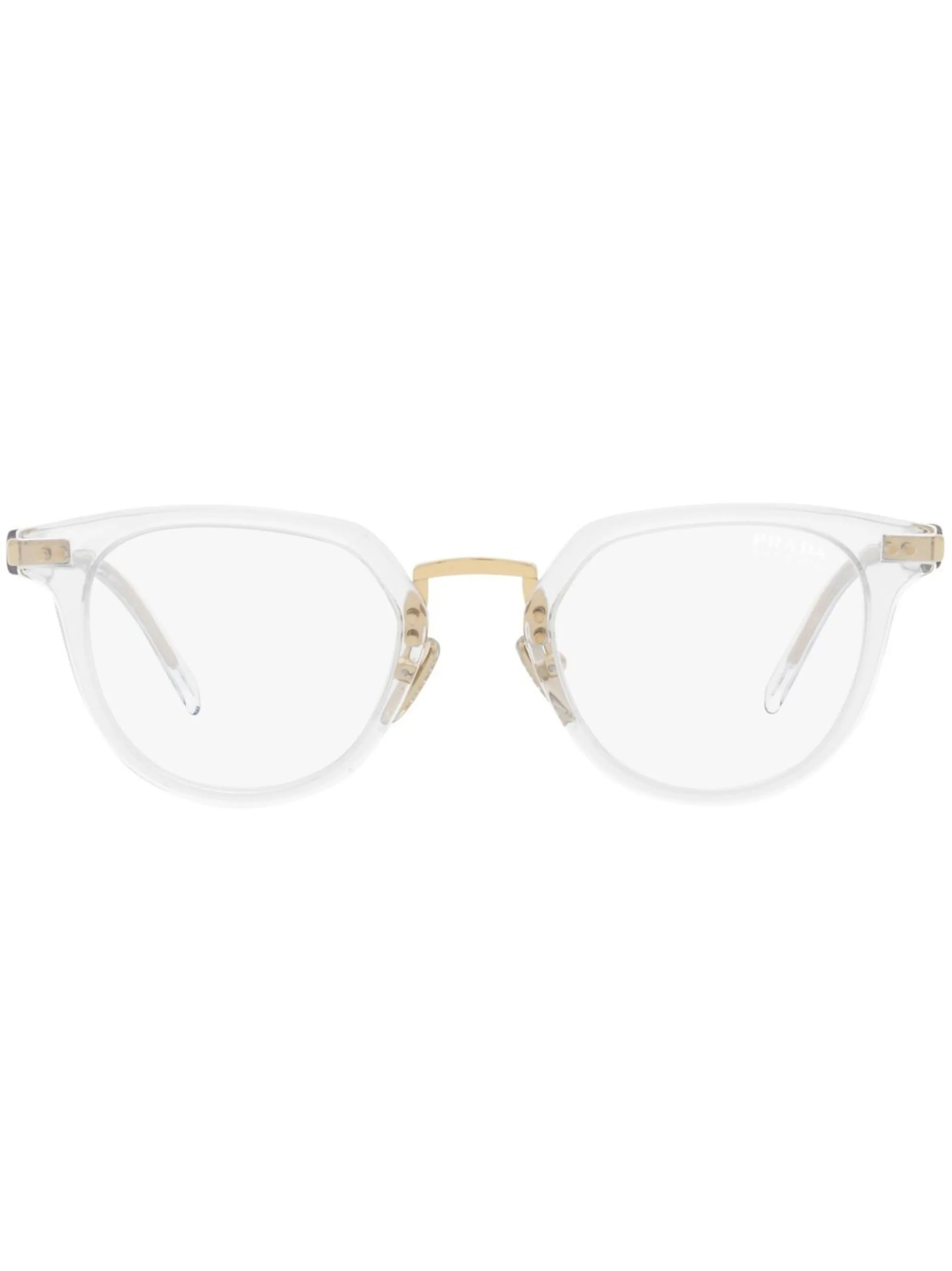 

Солнцезащитные очки PR 17YS в круглой оправе Prada Eyewear, нейтральный