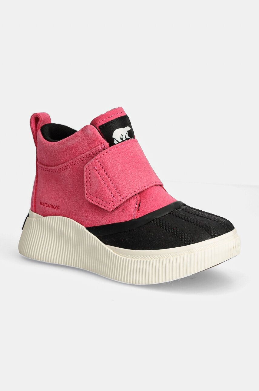 

Зимние замшевые туфли Sorel для мальчиков TODDLER OUT N ABOUT, розовый