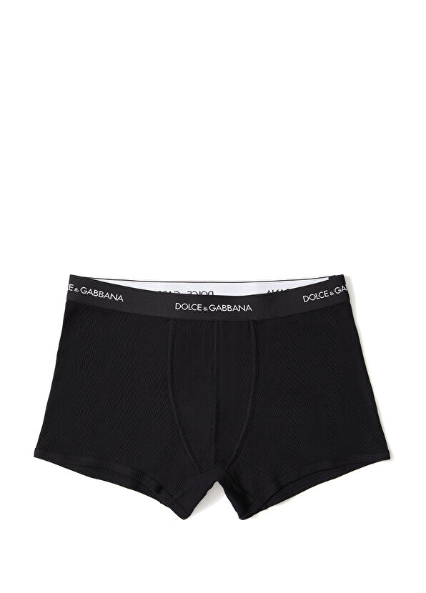 Черные мужские боксеры с логотипом Dolce&Gabbana