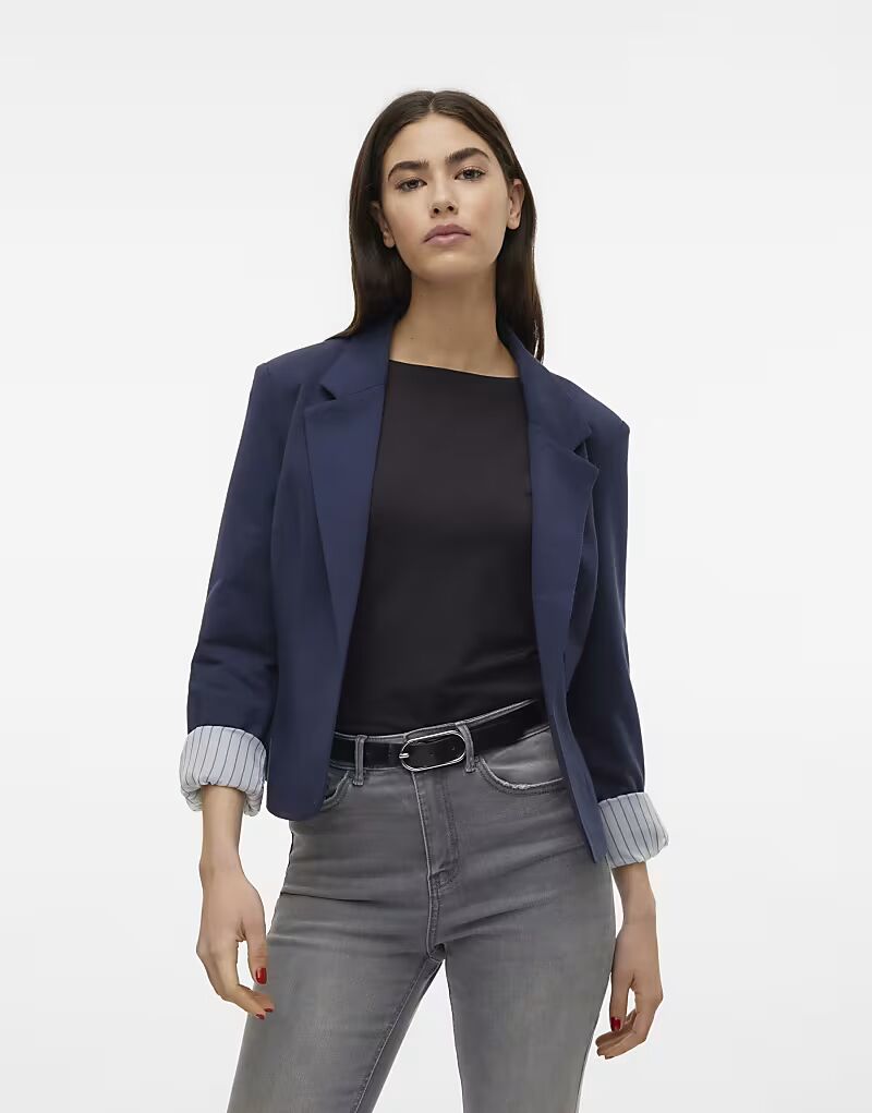 

Блейзер Vero Moda темно-синего цвета