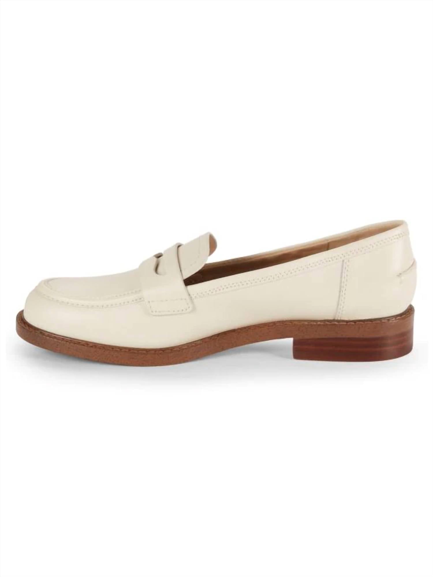 Женские мокасины Colin из кожи цвета слоновой кости Sam Edelman — фото 4