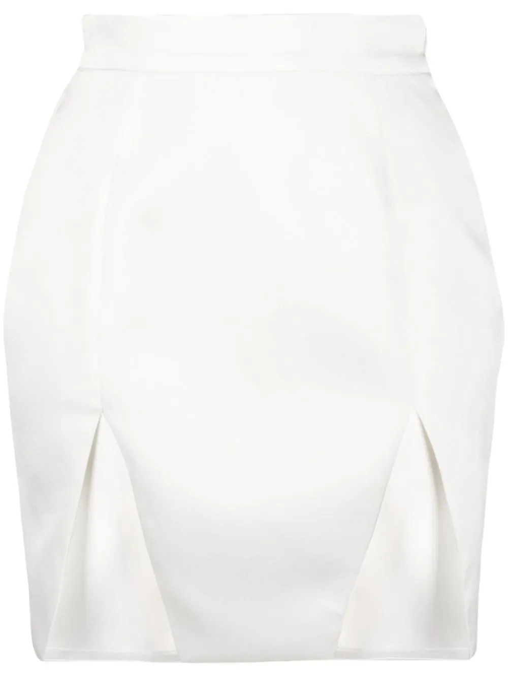 

Юбка мини с вырезами V:PM ATELIER, белый
