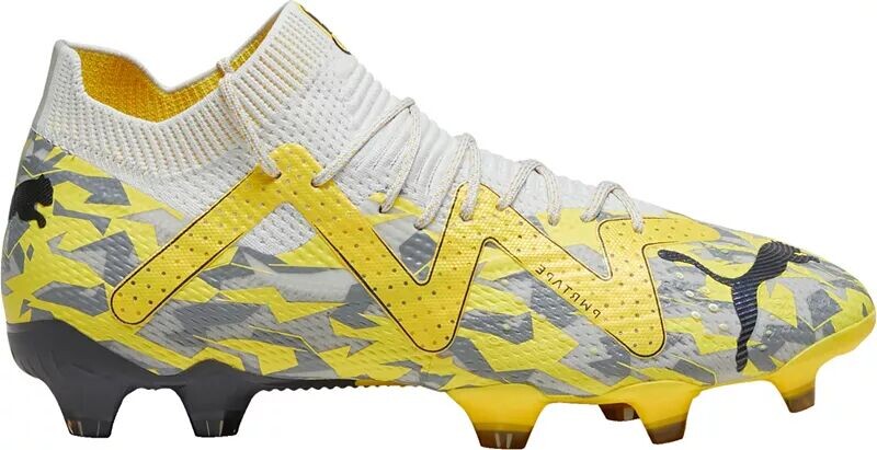 

Женские футбольные бутсы Puma Future Ultimate FG, серый/желтый
