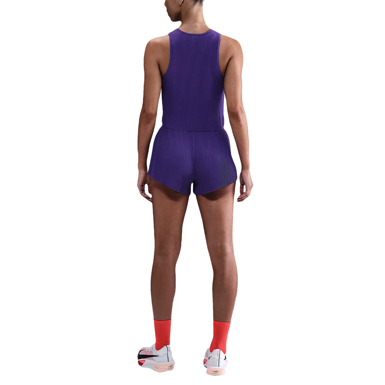 Топ для бега Nike AeroSwift Dri-FIT Adv женский Imperial Purple/White — фото 4