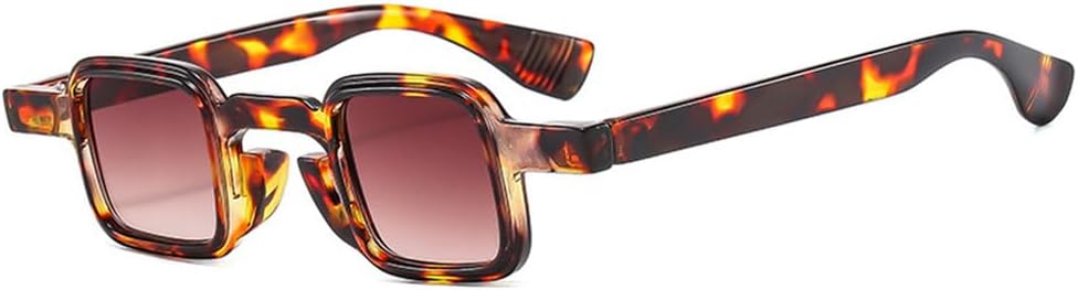 

Солнцезащитные очки UV400 с прозрачными градиентными линзами, двухцветные, для женщин и мужчин, для бега и занятий спортом на открытом воздухе UYPTK, Leopard Tea Gradient