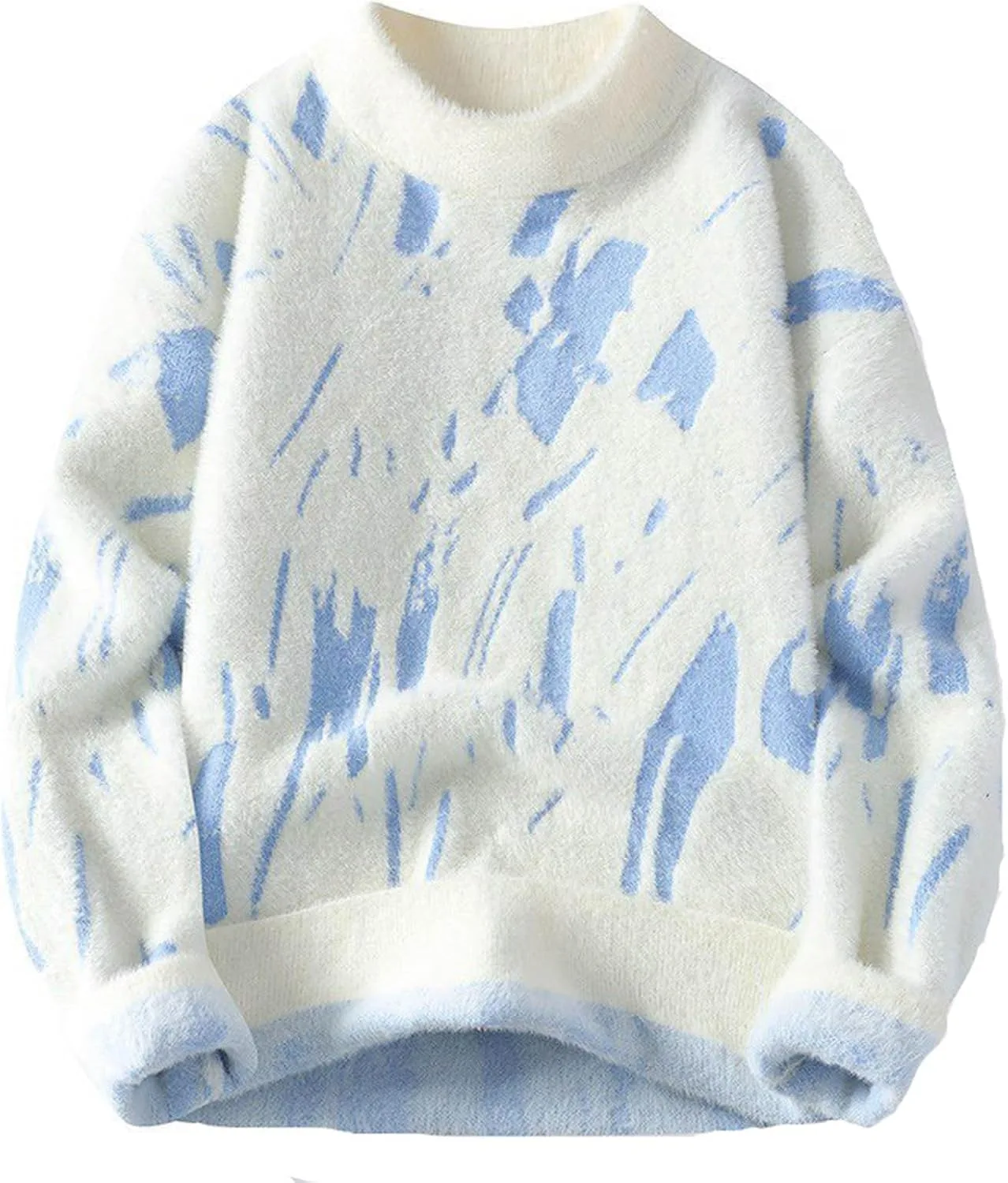 

Мужской свитер Cambkatl с принтом, свободный, с длинными рукавами