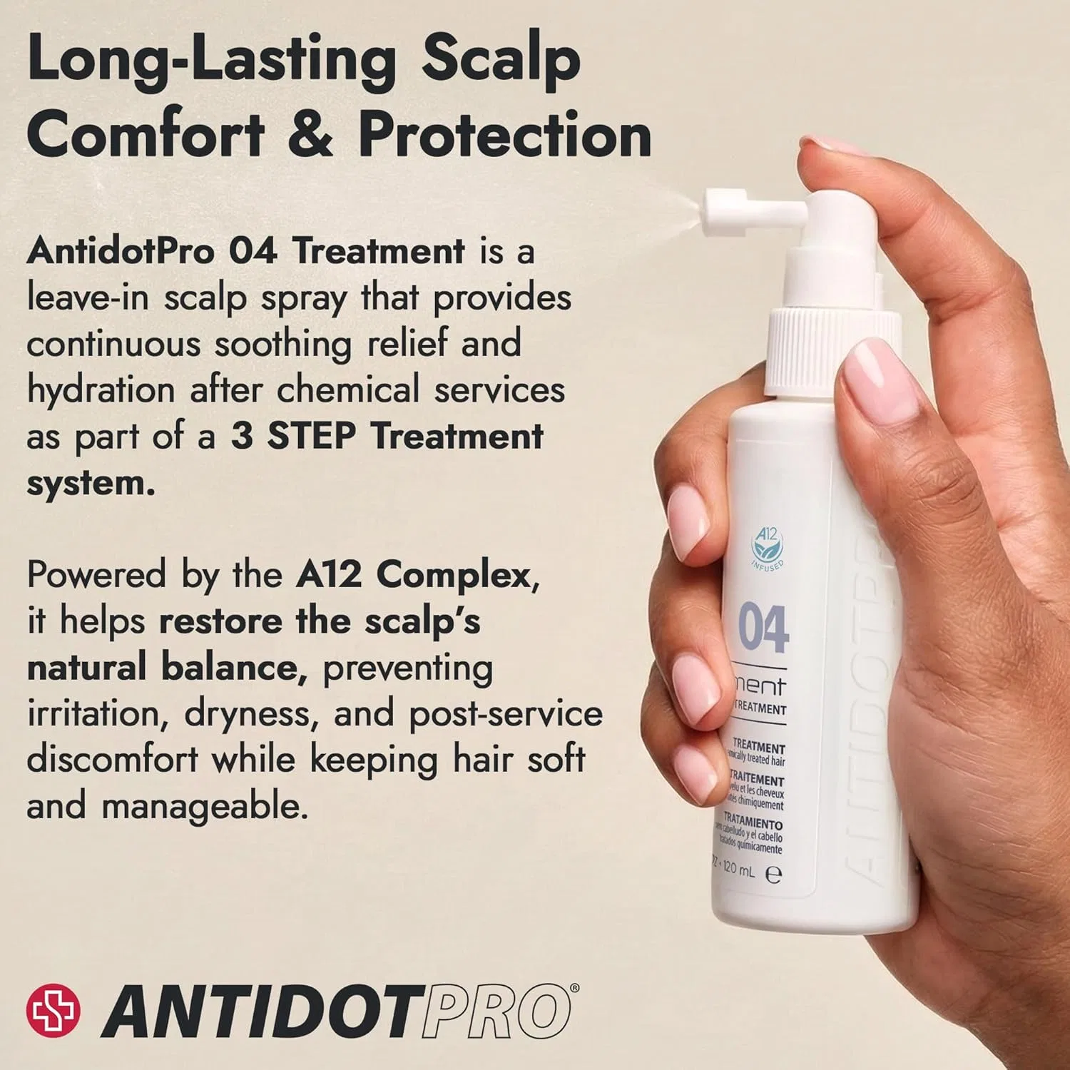 Несмываемый уход ANTIDOTPRO Treatment 04 для чувствительной кожи головы, 120 мл Antidot Pro — фото 3