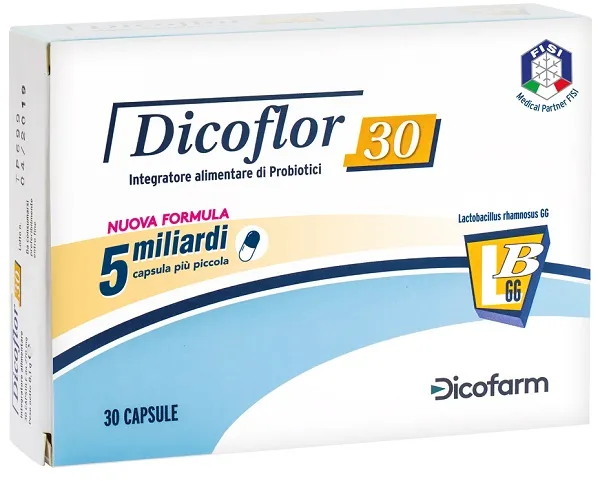 

DicoFlor 30 Добавка молочнокислых ферментов 30 капсул без глютена