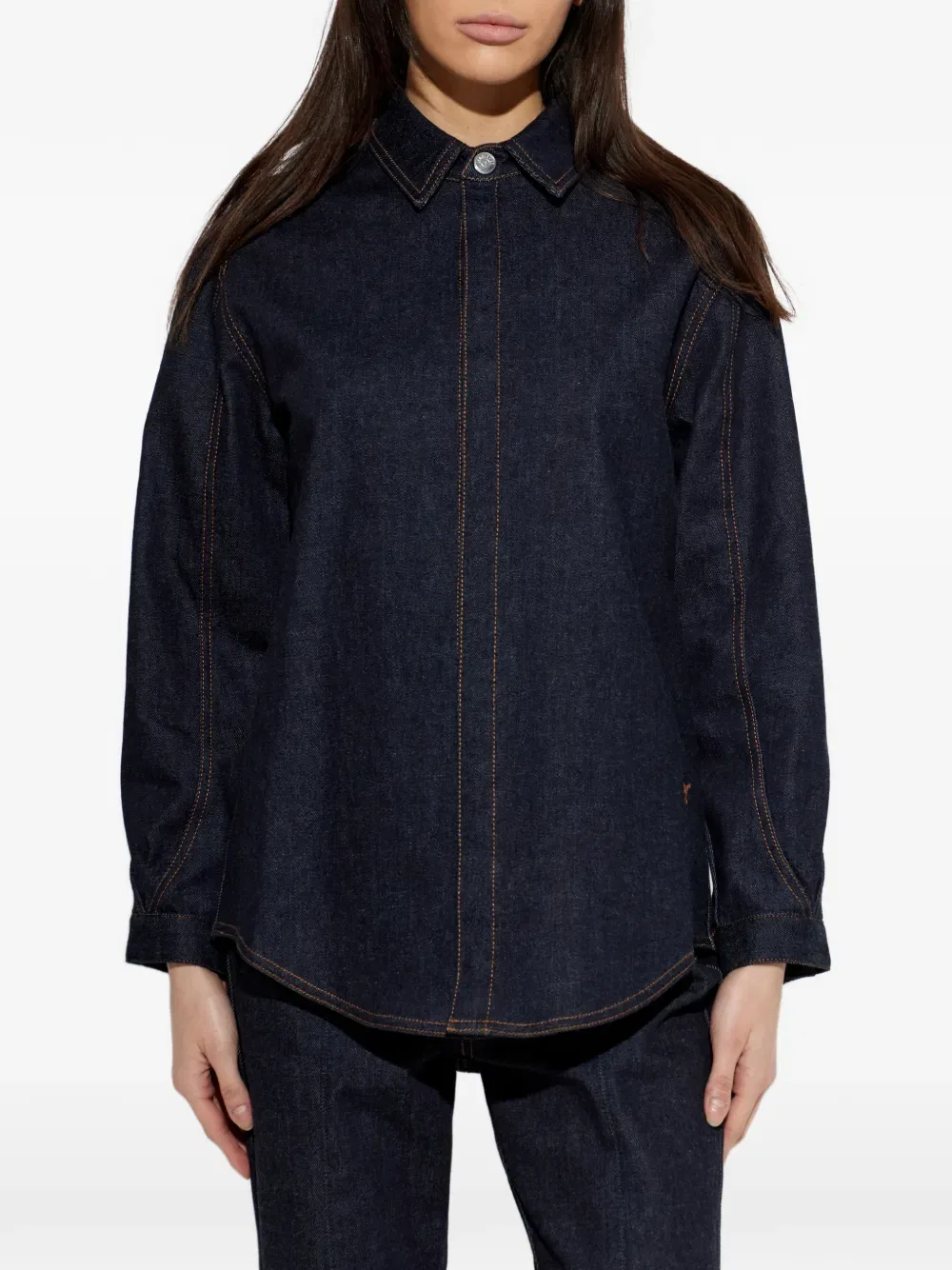 Футболка с длинными рукавами и логотипом Jacquemus, синий — фото 3