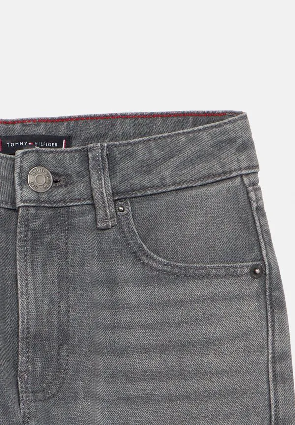 Джинсы прямого кроя с бахромой джинсы прямого кроя Tommy Hilfiger, Mid Grey — фото 3