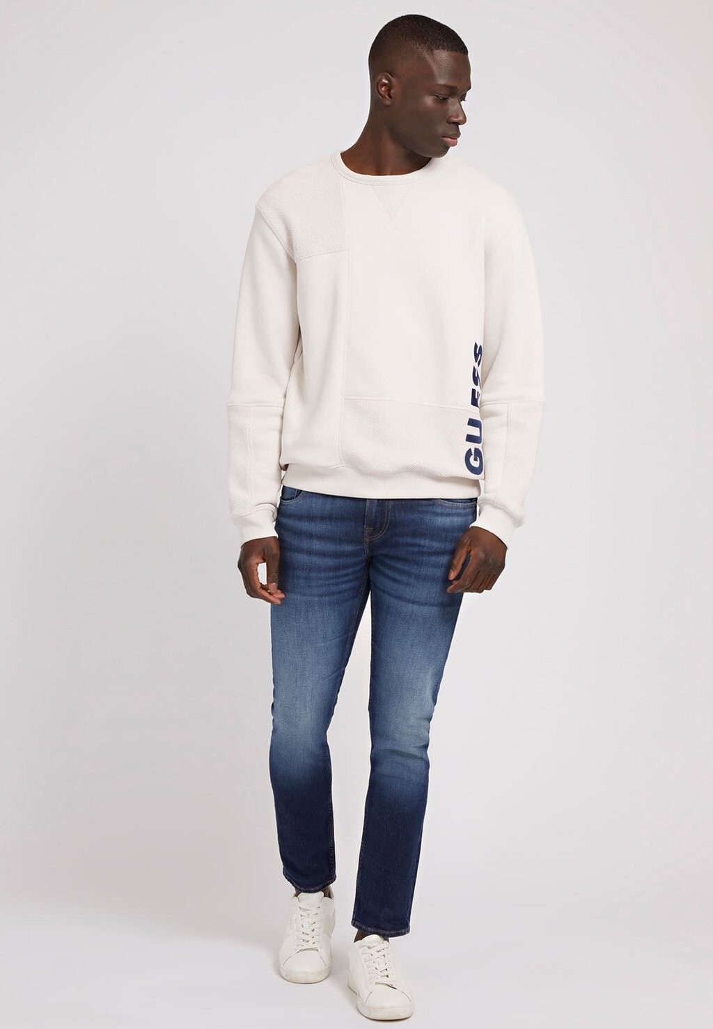 

Джинсы узкого кроя Guess, синие