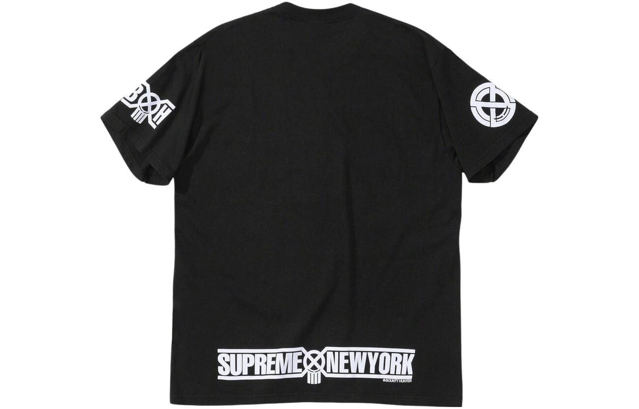 Футболка Supreme Bounty Hunter Skulls, черный — фото 2