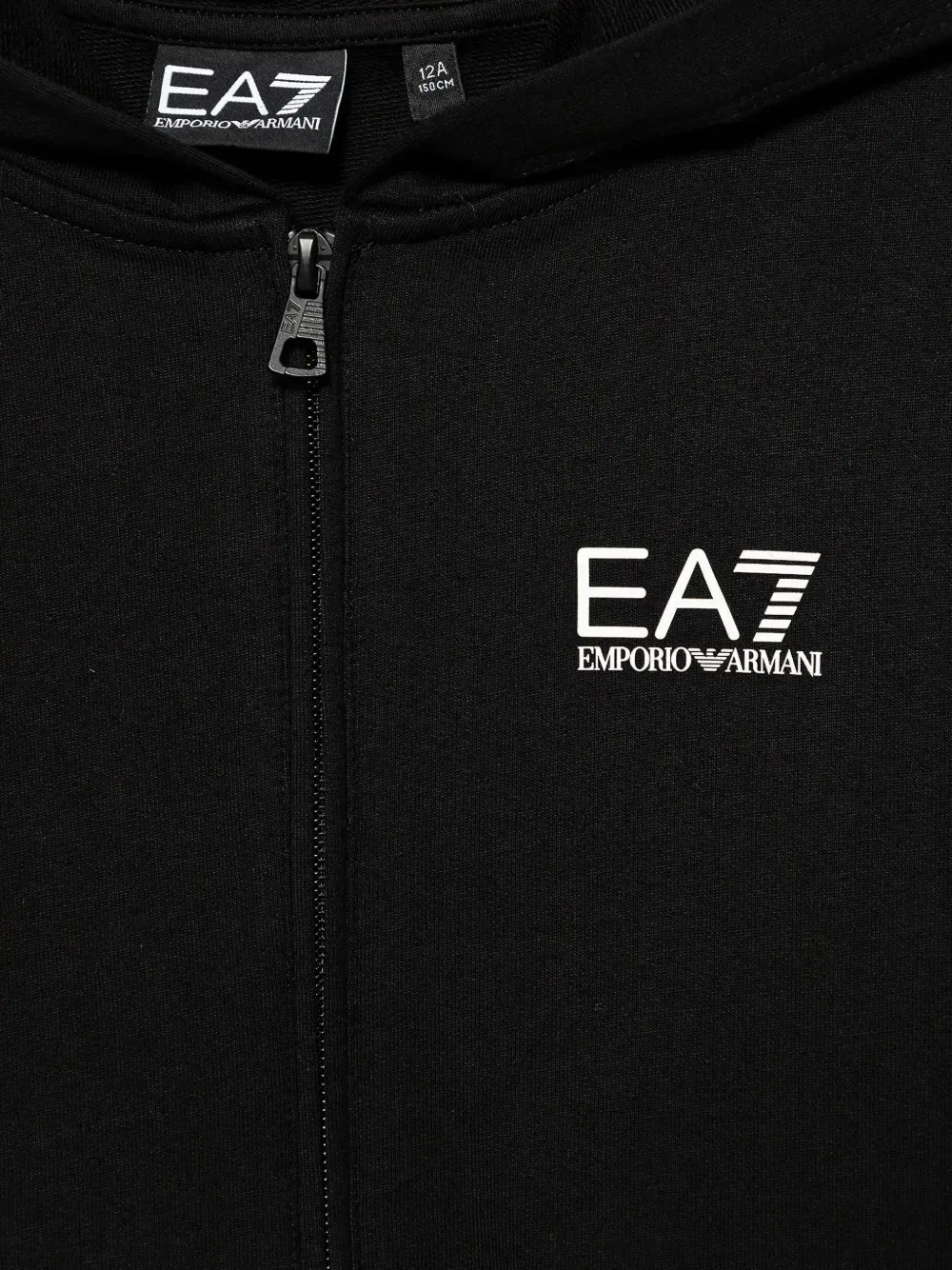 Куртка-худи на молнии Ea7 Emporio Armani, черный — фото 2