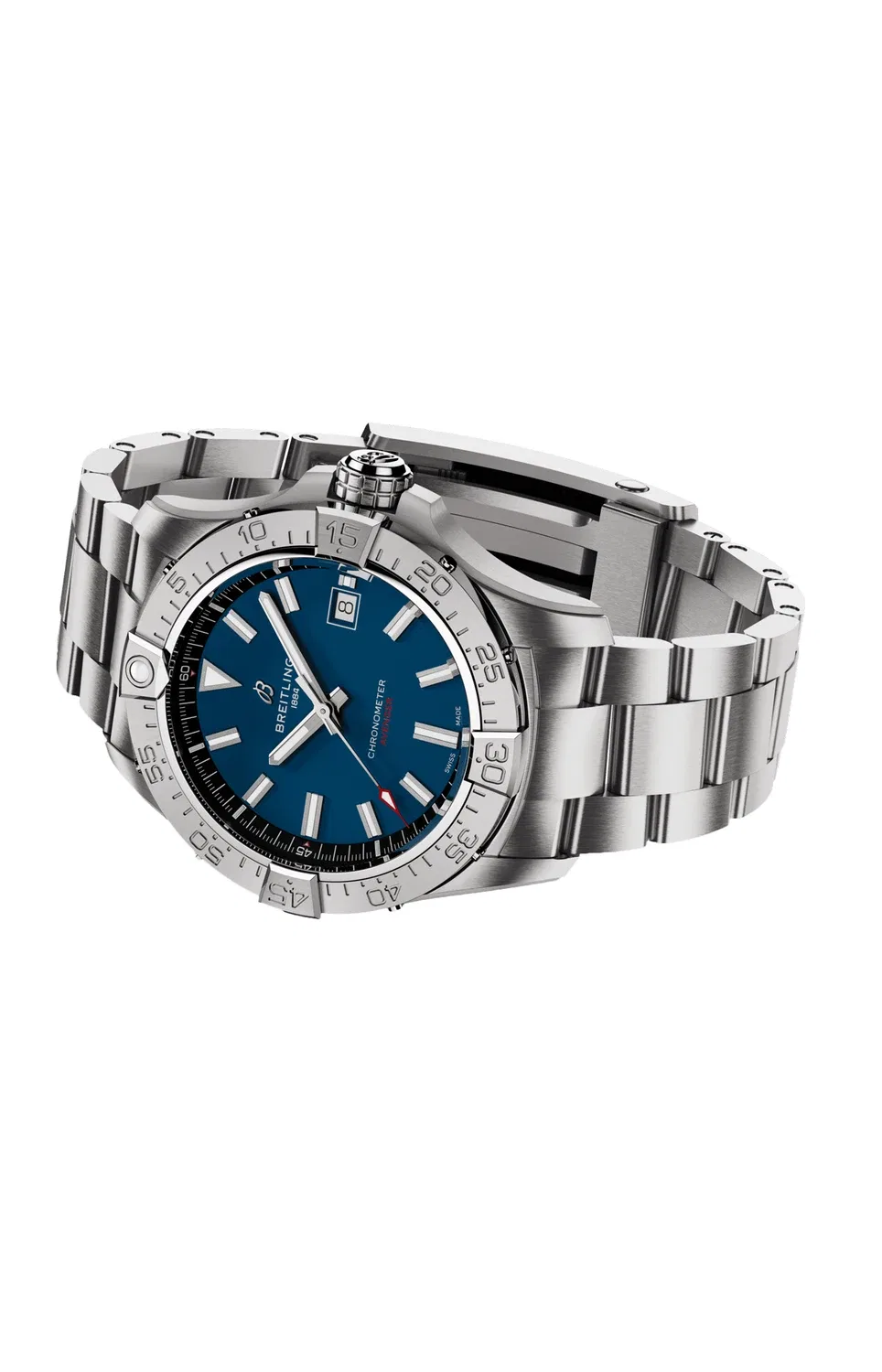 АВЕНДЖЕР АВТОМАТИК 42 - A17328101C1A1 BREITLING, серебряный — фото 3