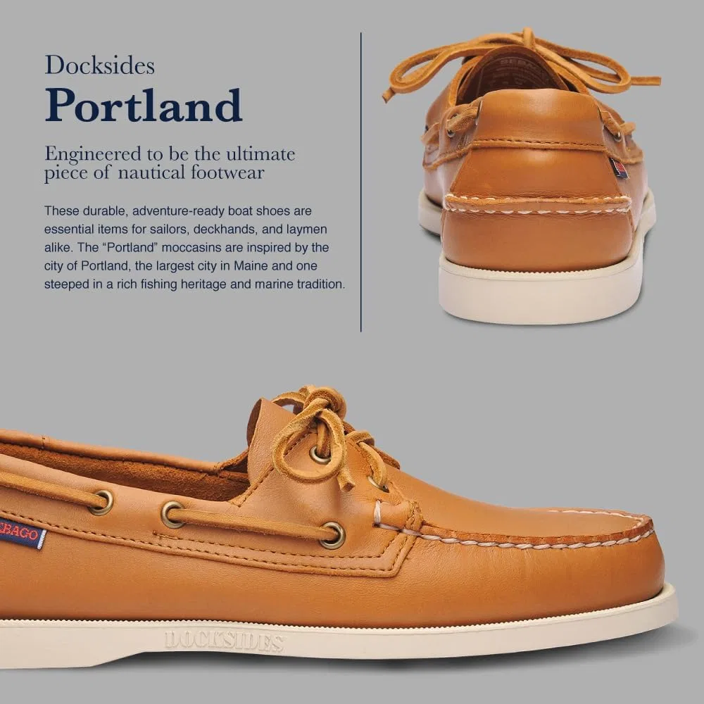 Лоферы Sebago Portland Boat Shoes, коричневый — фото 4