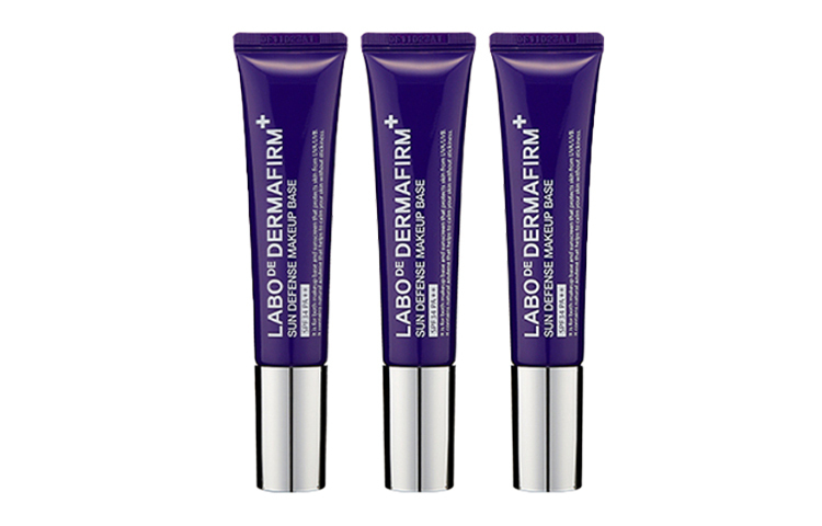 DERMAFIRM+ Персиковые листья 2 праймера осветляющий тон кожи солнцезащитный выравнивающий тон кожи фиксирующий праймер 40г — фото 4
