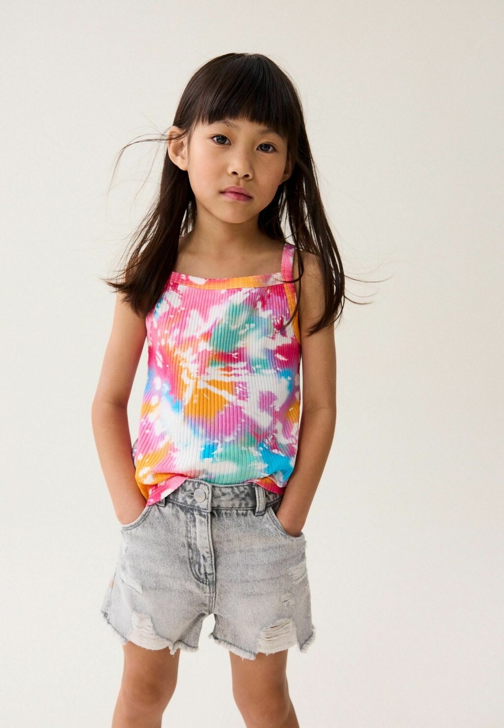 

Топ 6 PACK REGULAR FIT Next, цвет rainbow tie dye