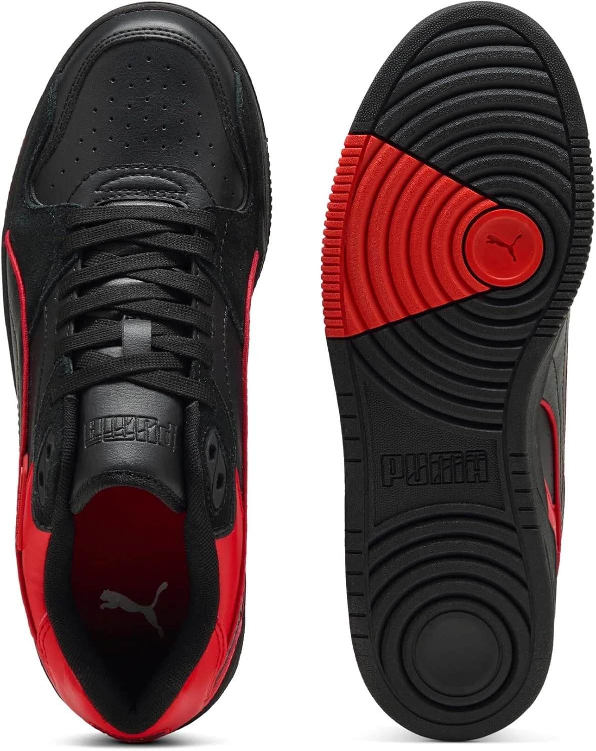 Мужские кроссовки Puma Formula 1 RBD Break Low, Black Pop Red Black Ah25 — фото 4