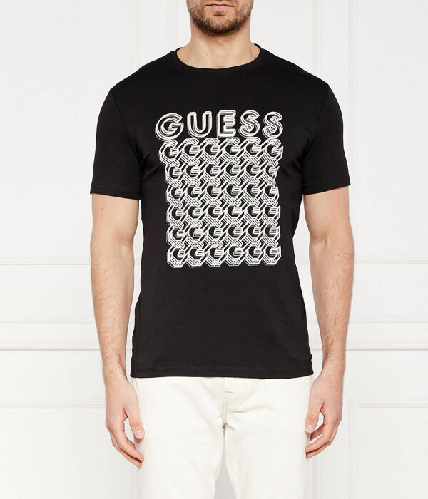 

Футболка Guess Jeans с G-цепочкой, черный
