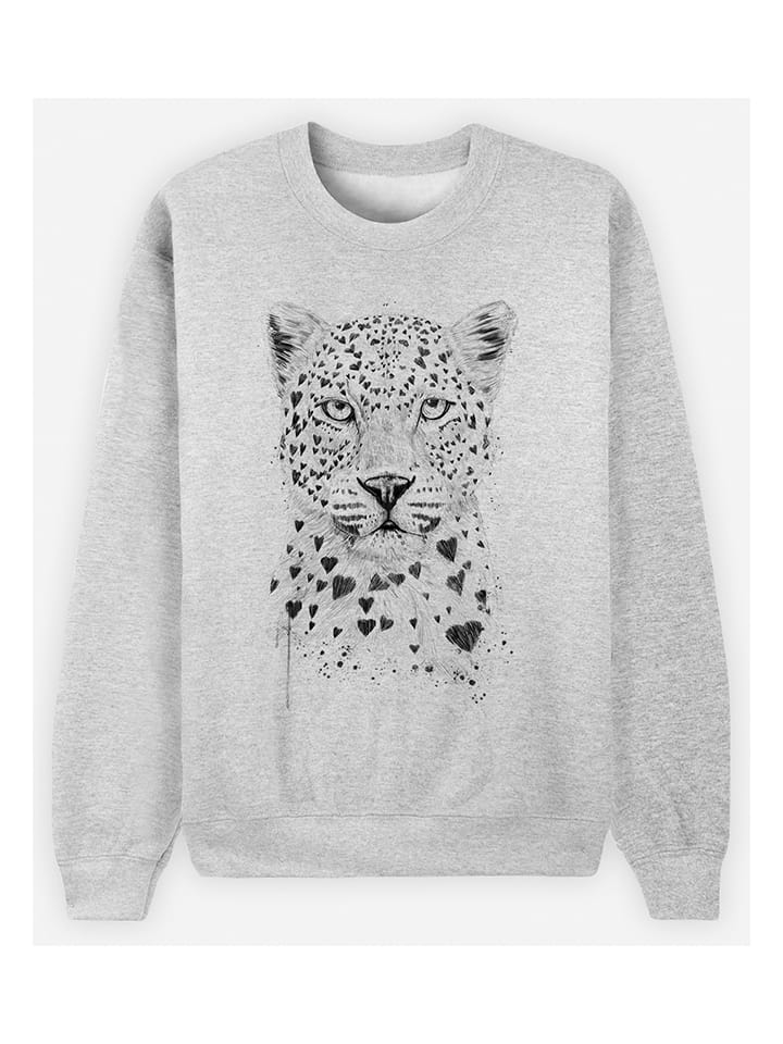 

Толстовка WOOOP Sweatshirt Lovely Leopard, серый
