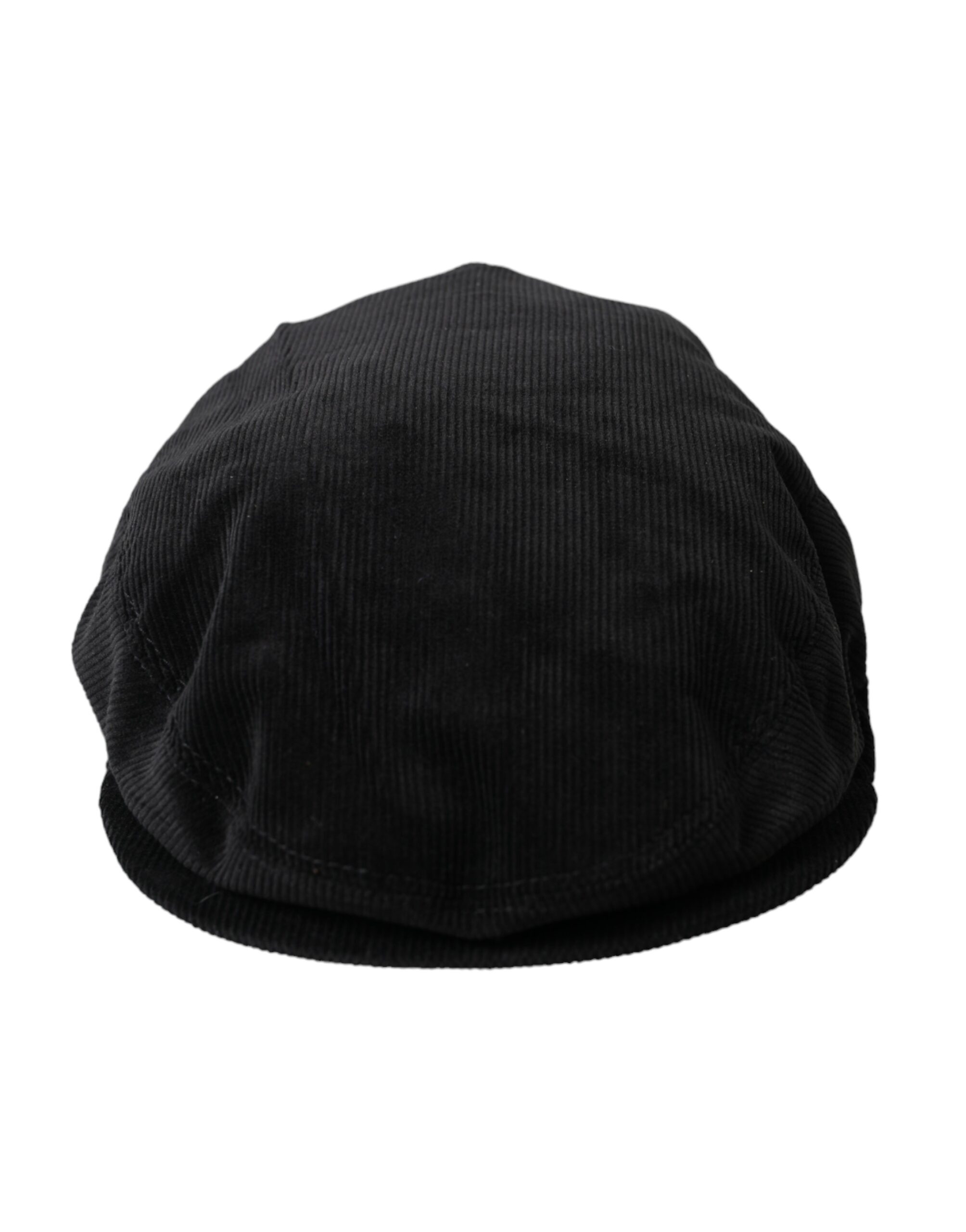 

Черная вельветовая кепка Newsboy Crown для мужчин Dolce & Gabbana