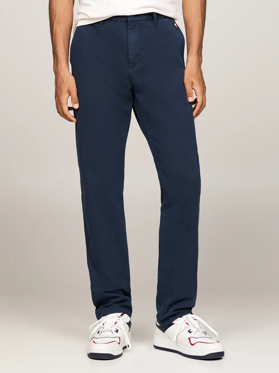 

Брюки-чиносы Tommy Jeans "TJM RYAN TWILL CHINO", с нашивкой-логотипом, синий