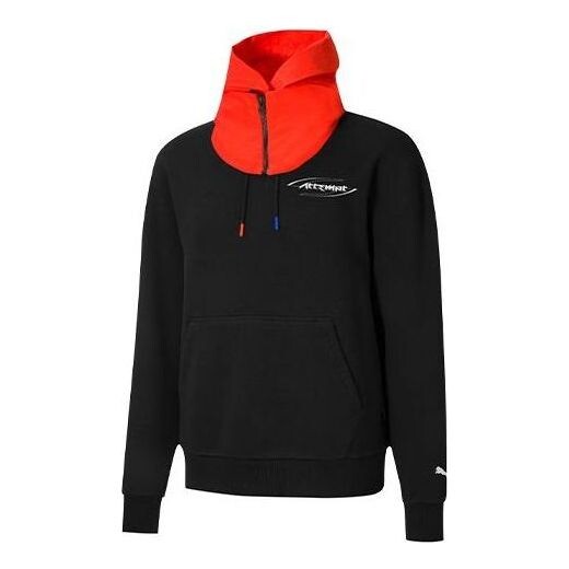 

Толстовка x attempt hoodie 'black red' Puma, черный