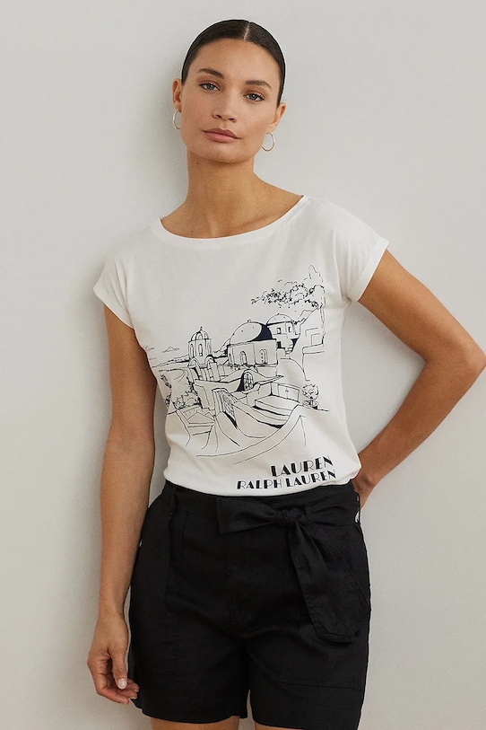 

Футболка Lauren Ralph Lauren, белый