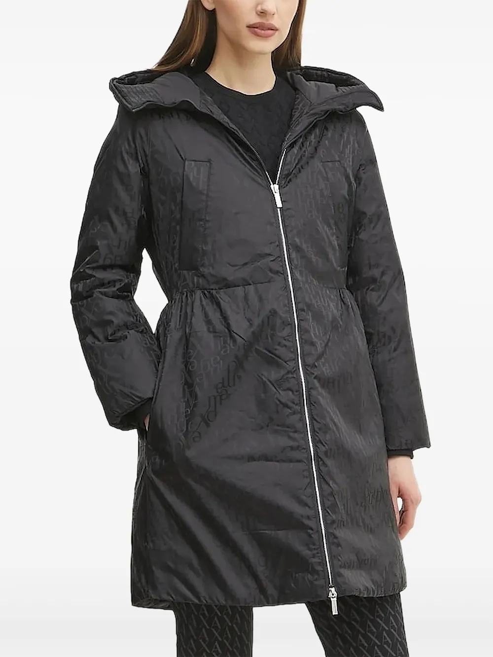 

Куртка с капюшоном и логотипом Armani Exchange, черный