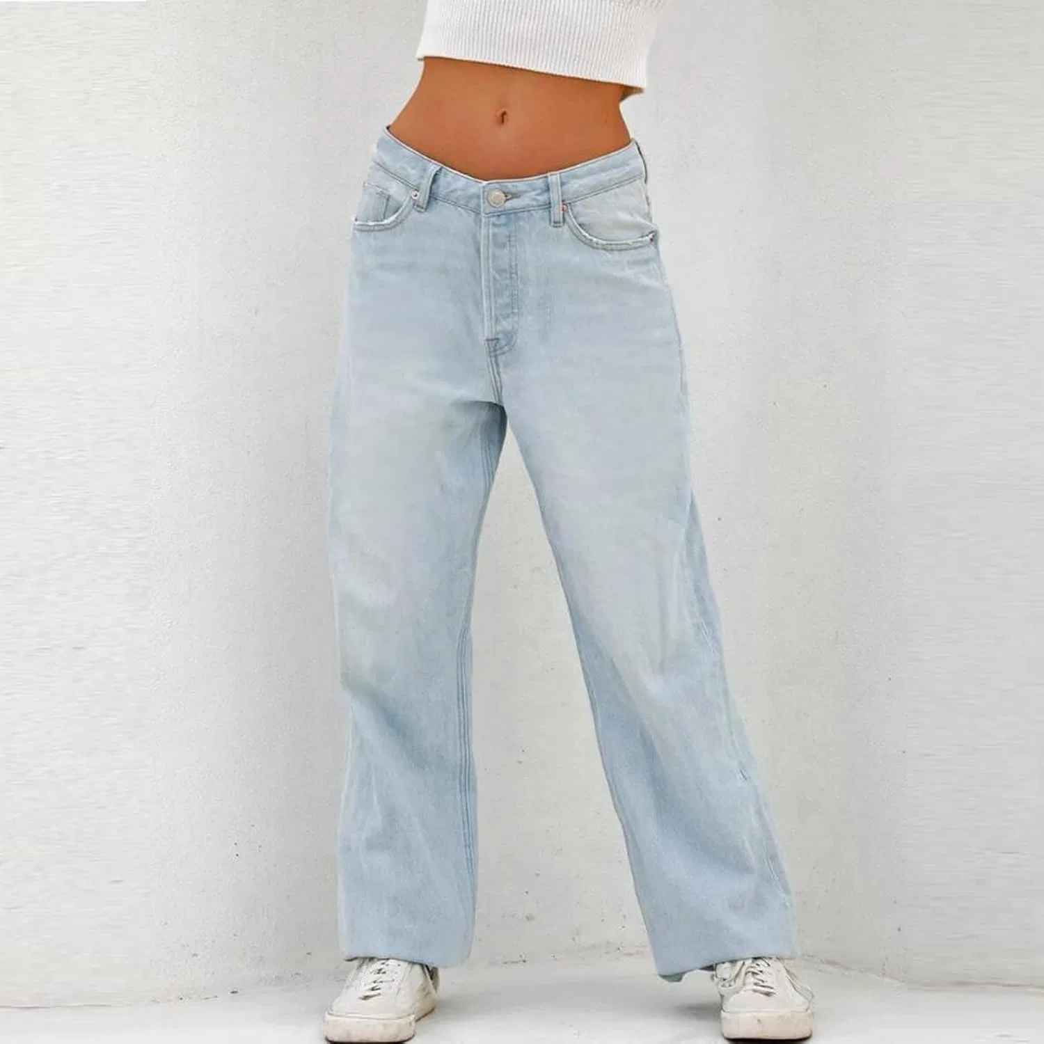 Джинсы свободные Women's Anotherchill, Light Blue — фото 3