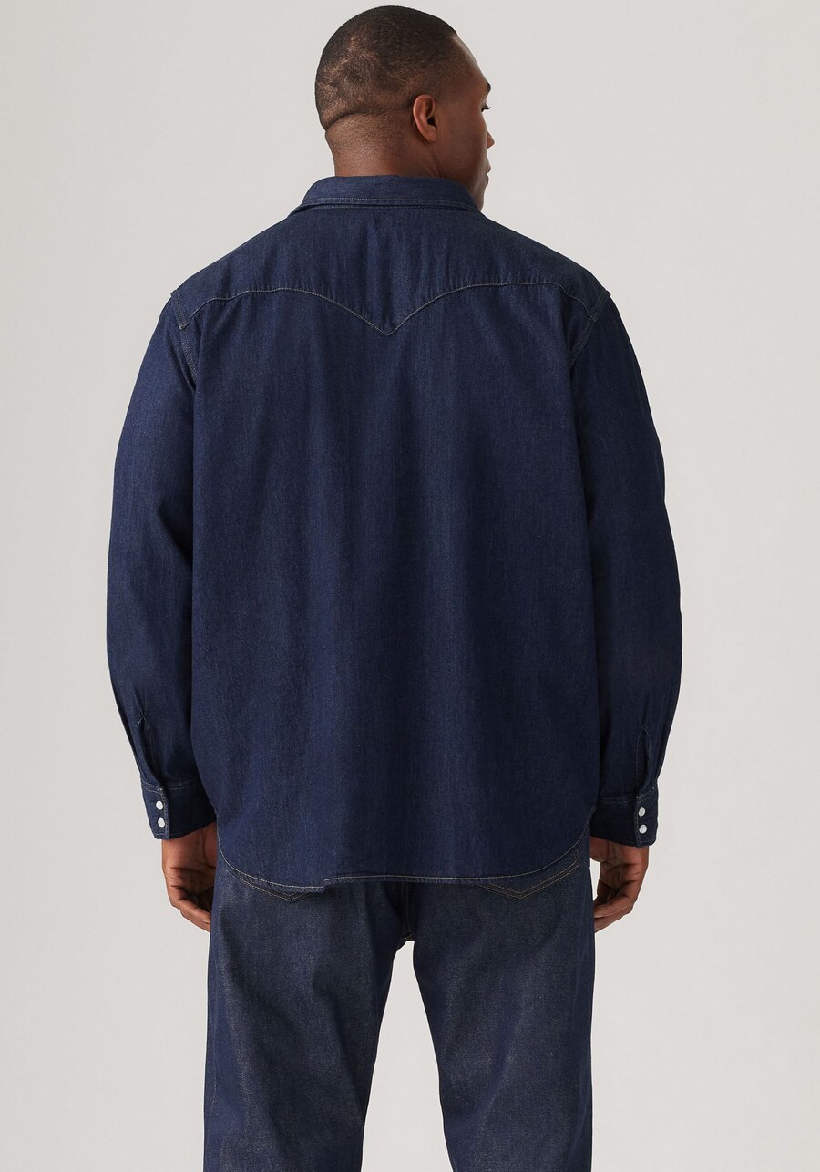 Рубашка на пуговицах Comfort fit Levi's Big & Tall CLASSIC WESTERN, Night Blue — фото 4