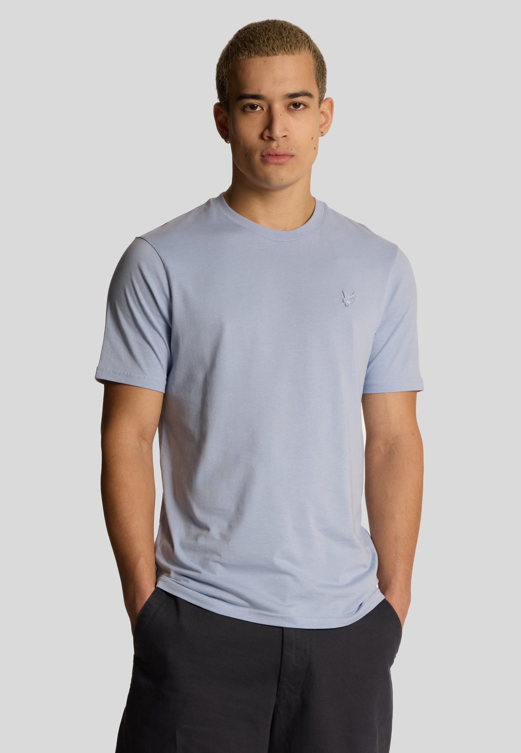 

Базовая футболка SUPERFINE Lyle & Scott, светло-голубой