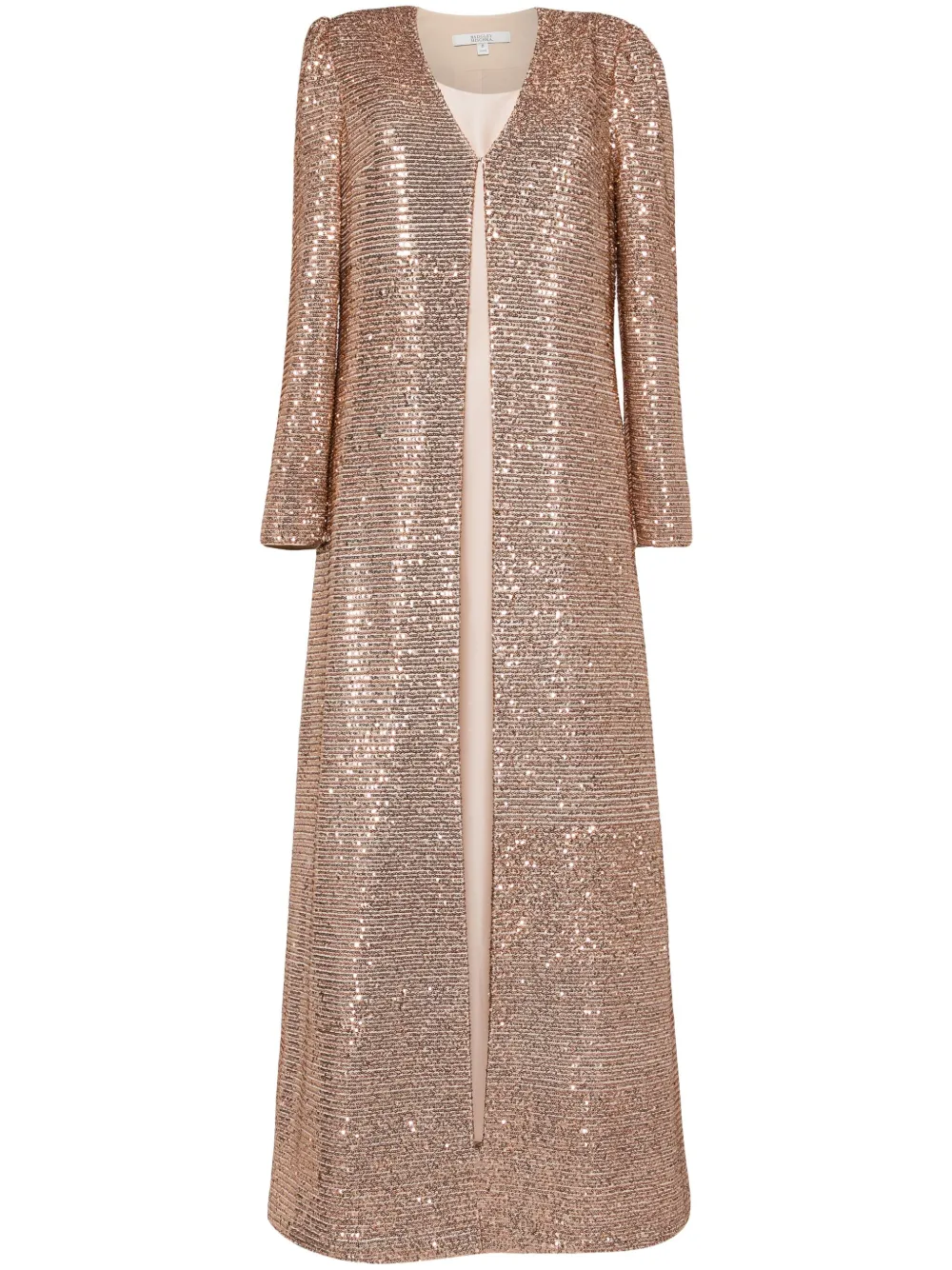 

Платье Mikado с пайетками Badgley Mischka, золотой