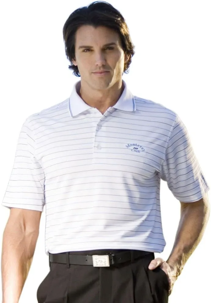 

Мужская поло Monterey Club Gallery Stripe Texture