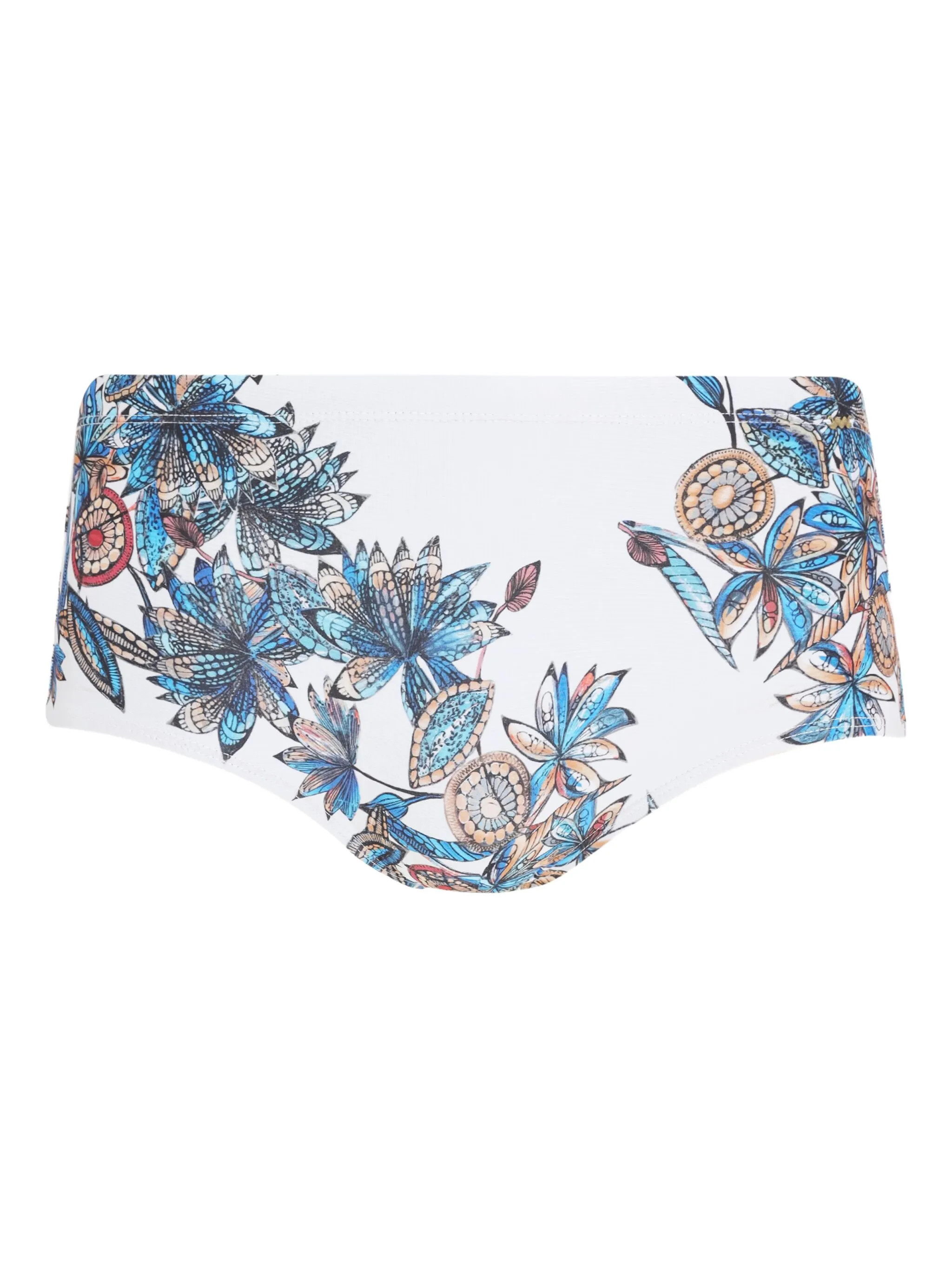 

Плавки-брифы с цветочным принтом Amir Slama, белый