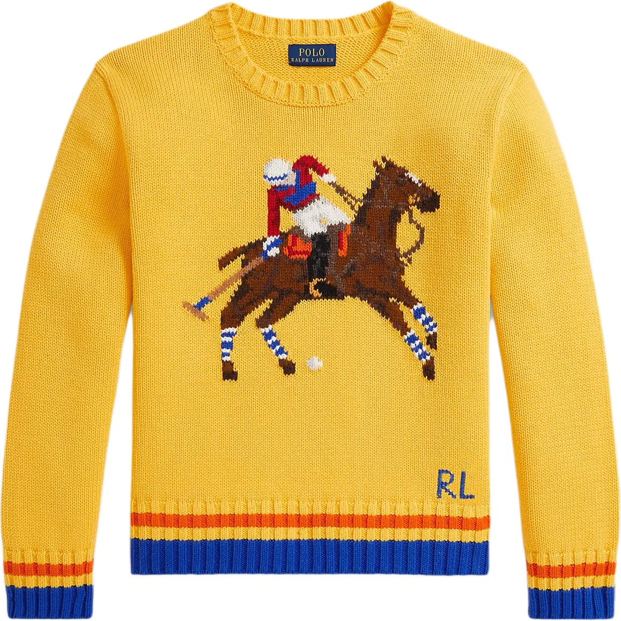Свитер Racing Yellow для подростков Polo Ralph Lauren