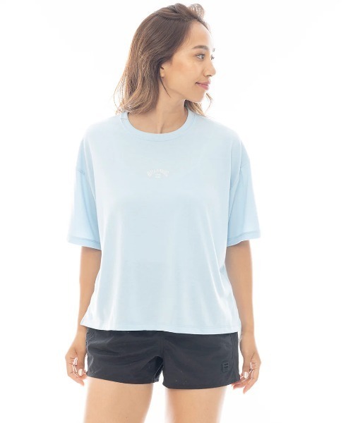 

BILLABONG GIRL Женская укороченная футболка с коротким рукавом и эффектом «раш» Billabong