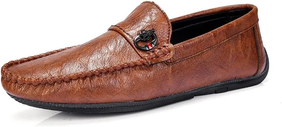 Лоферы кожаные Loafers Brown SayfuR — фото 3