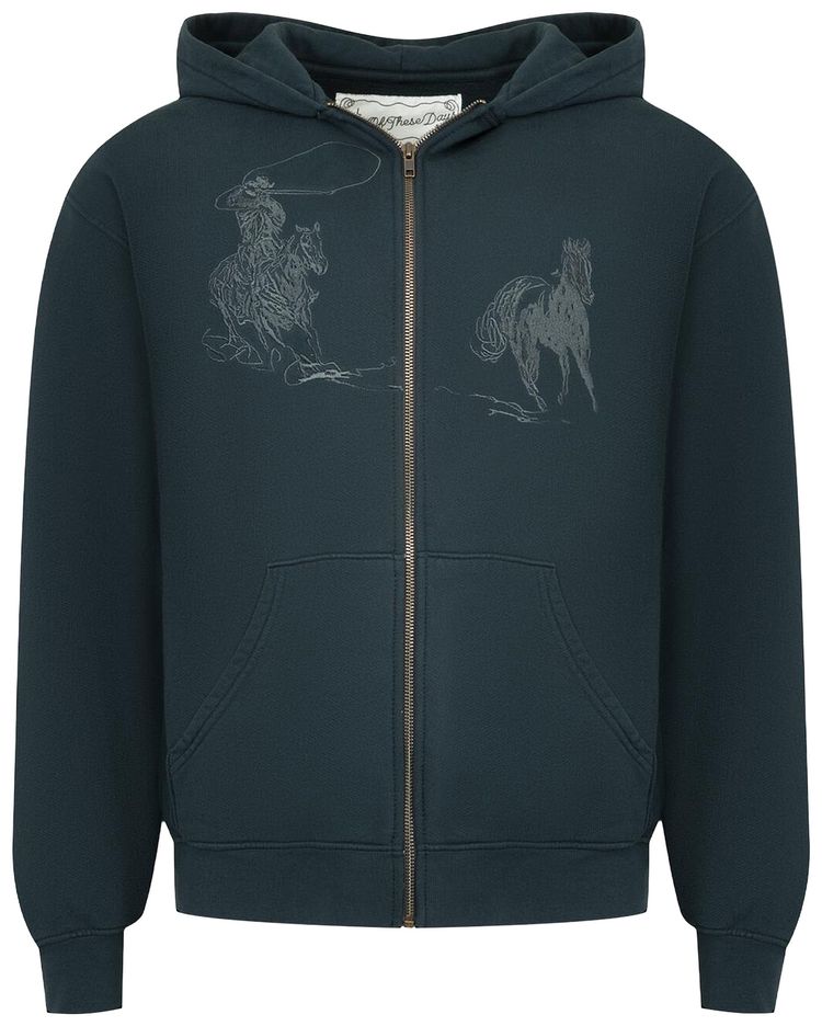 

Худи на молнии One Of These Days Into The Distance, черный