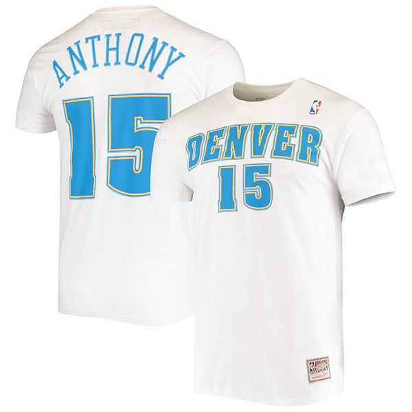 

Футболка Mitchell & Ness Carmelo Anthony Denver Nuggets Hardwood Classics Unbranded