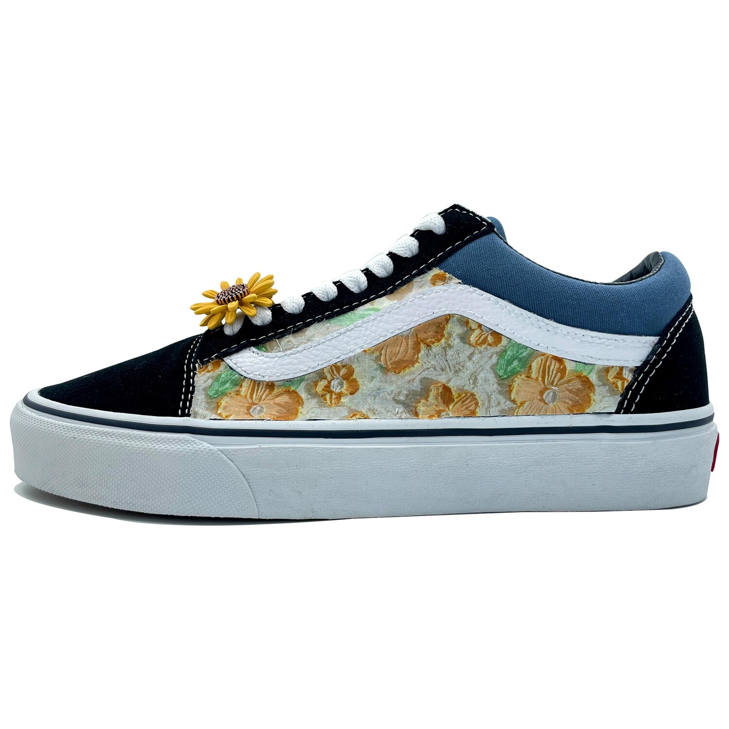 

Кроссовки Vans Old Skool Skateboarding Shoes Unisex Low-top Yellow, белый