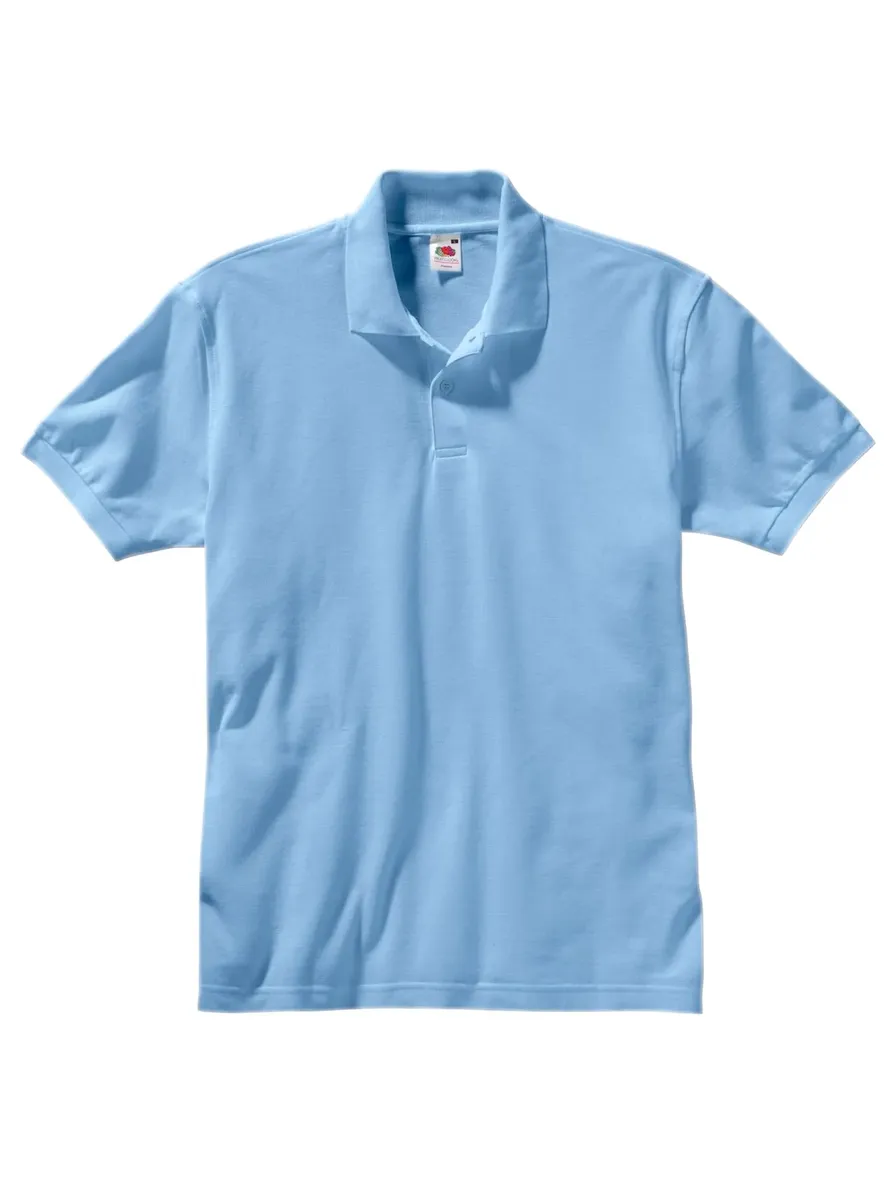 

Рубашка-поло Fruit of the Loom "Poloshirt", голубой