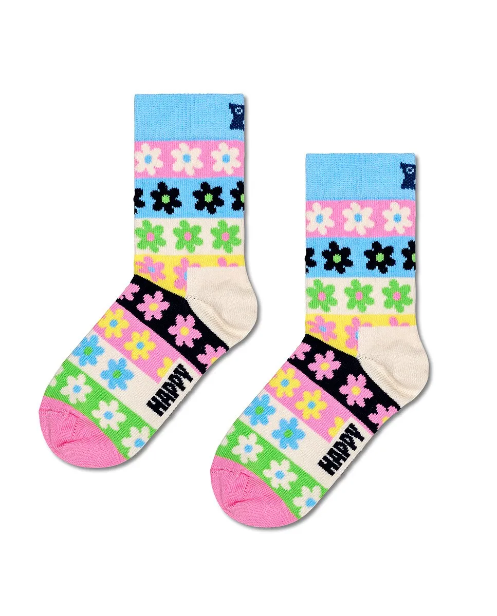 

Длинный носок с цветами Happy Socks, мультиколор