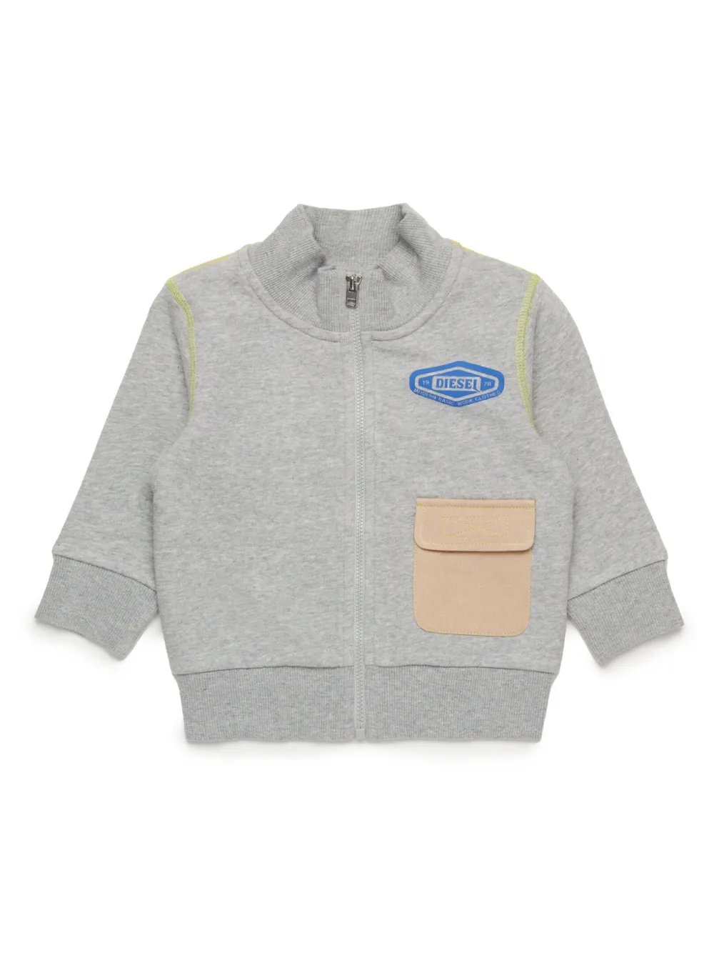 

Толстовка на молнии Diesel Kids, серый