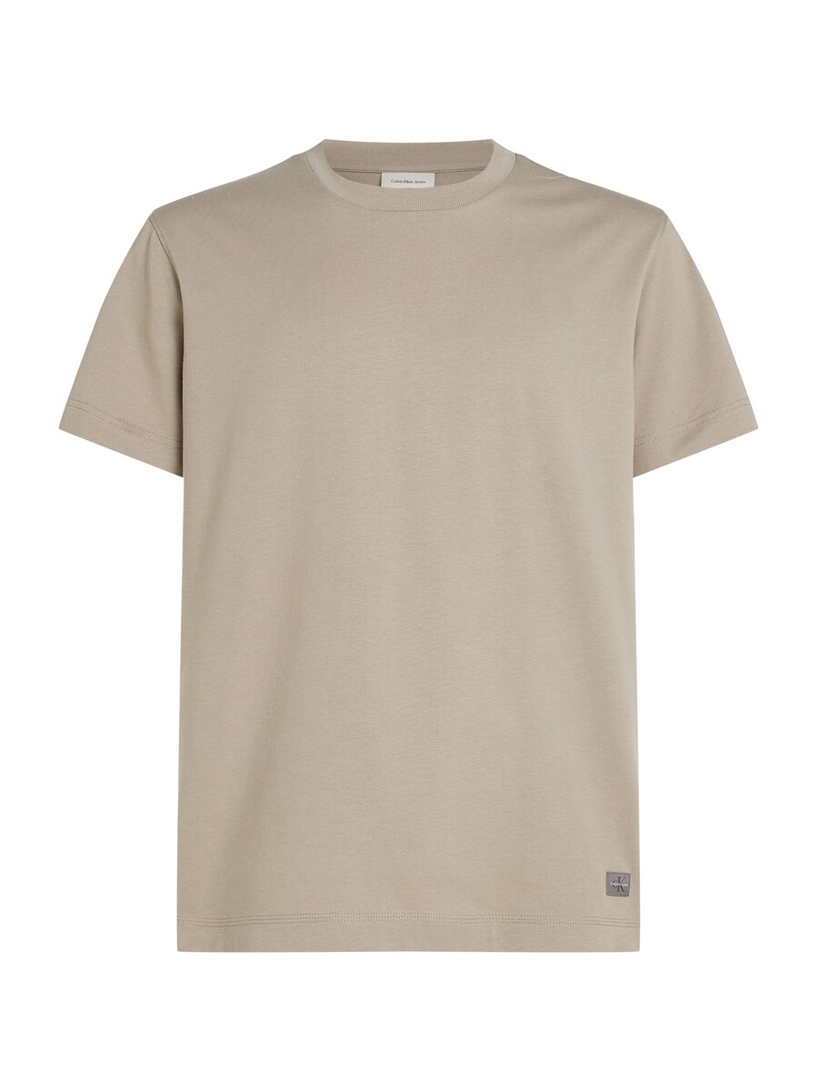 

Классическая футболка Calvin Klein Jeans Shirt, серо-бежевый