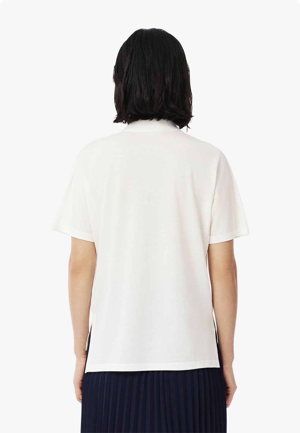 Поло Lacoste SHORT SLEEVES, белое — фото 3