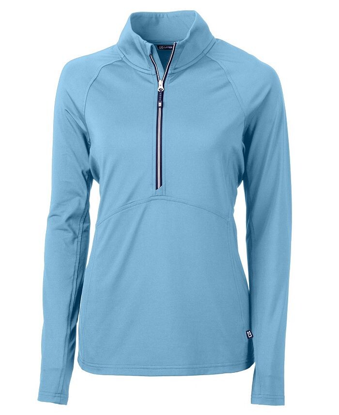 

Женский пуловер на молнии Adapt Eco из эластичного переработанного материала с половиной молнии Cutter & Buck, мультиколор